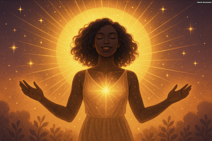 Woman enlightened
