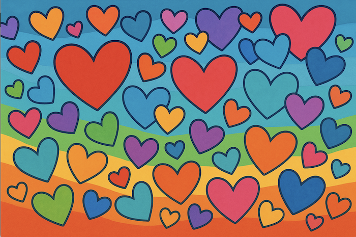 Cartoon hearts