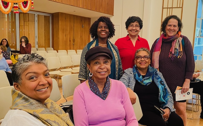 Rev. Alex Escudero, Spiritual Coah Jackie Jones, and other church members