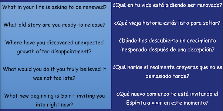 What in your life is asking to be renewed?
What old story are you ready to release?
Where have you discovered unexpected growth after disappointment?
